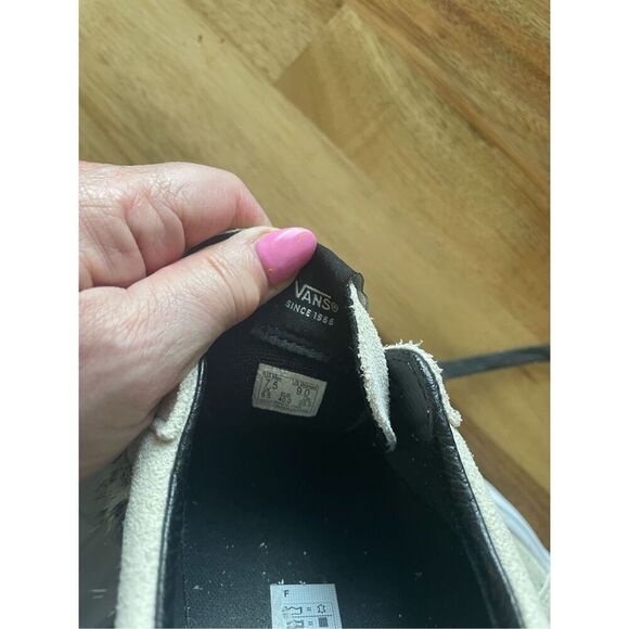 Vans SK8 Low Soft Suede Marshmallow Dalmatian Womens Skate Shoe Sneakerl - Picture 6 of 7